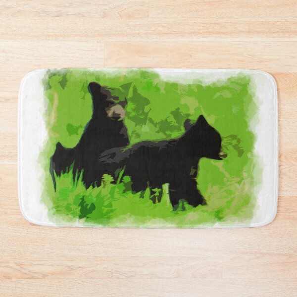 Item preview, Three Little Bears - Black Bear Cubs designed and sold by NaturePrints.
