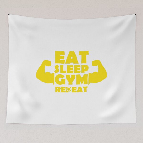 Item preview, Eat Sleep Gym Repeat designed and sold by artpassion.