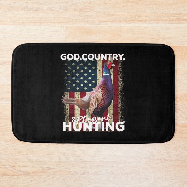 Item preview, God Country and Pheasant Hunting, American Flag Ringneck Pheasant Design designed and sold by LifeCrush.