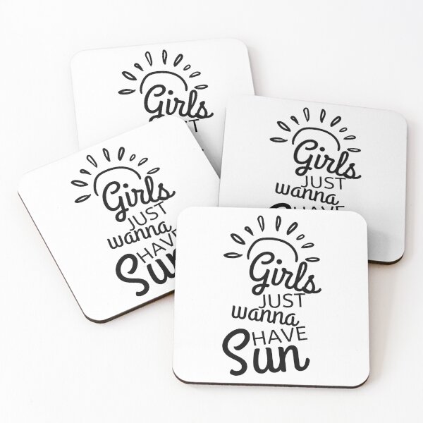 Item preview, Girls Just Wanna Have Sun. Fun Summer Time Lover Quote. designed and sold by That Cheeky Tee.