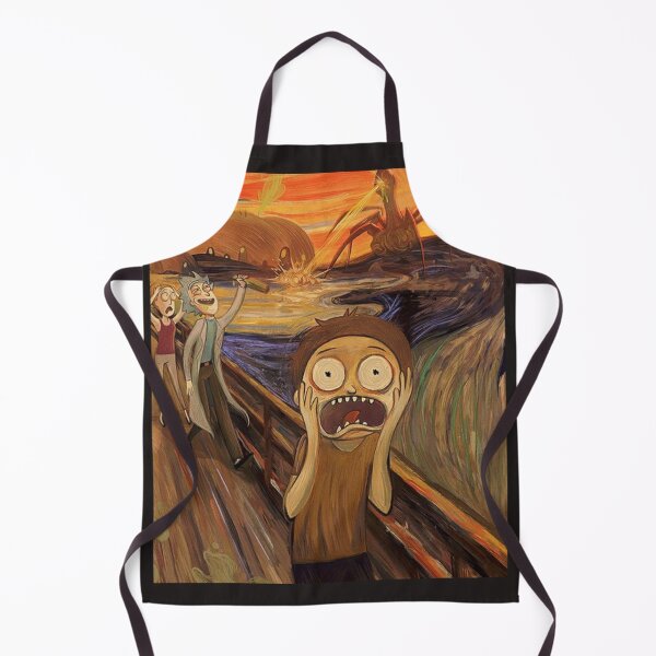 rick and morty art Apron