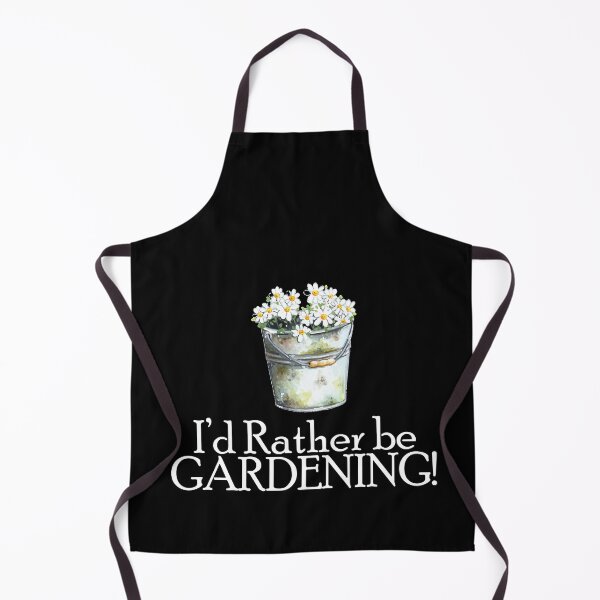Item preview, I'd Rather Be Gardening - Funny Sarcastic Humor Quote Gardening Tee Design Gift Idea for Gardeners designed and sold by Prince - Bestseller ★★★★★.