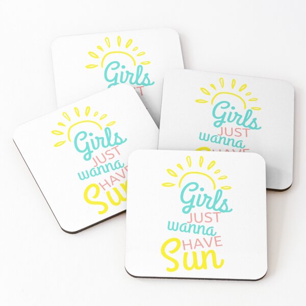 Item preview, Girls Just Wanna Have Sun. Fun Summer Time Lover Quote. designed and sold by That Cheeky Tee.