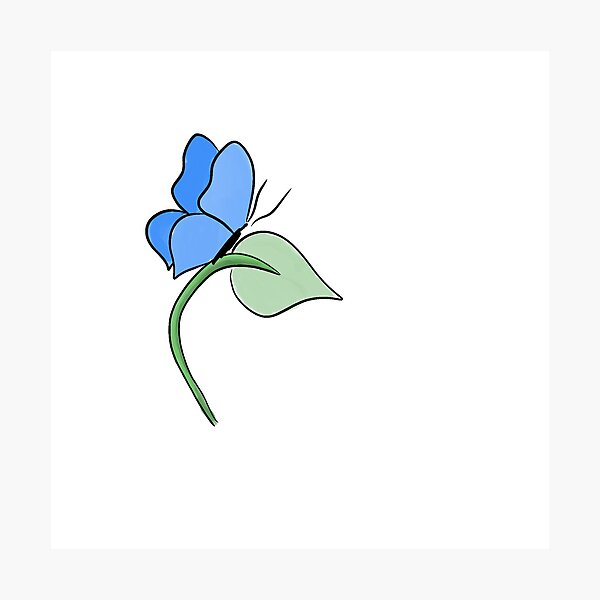 Item preview, Blue Butterfly designed and sold by JIGGLYPENGUINS.