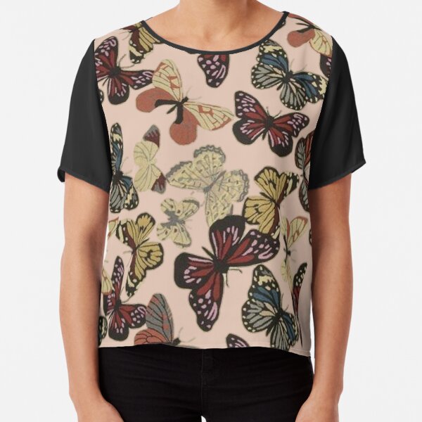 Butterflies Chiffon Top