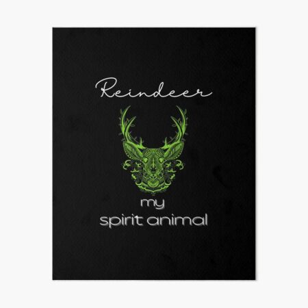 Item preview, Reindeer totem spirit animal hoodie designed and sold by MagicWolfStar.