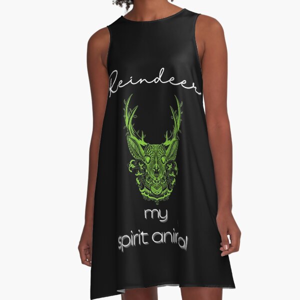 Item preview, Reindeer totem spirit animal hoodie designed and sold by MagicWolfStar.
