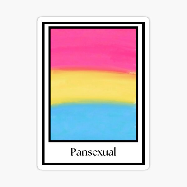 Pansexual Sticker For Sale By Ec Crafter Redbubble