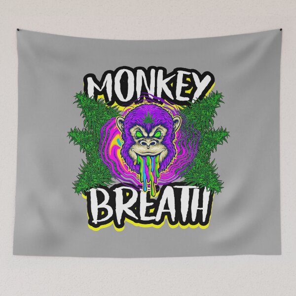 Item preview, Monkey breath - Cannabis Cultivar - Colorful Weed Strain Stoner Art designed and sold by YomeHayin.