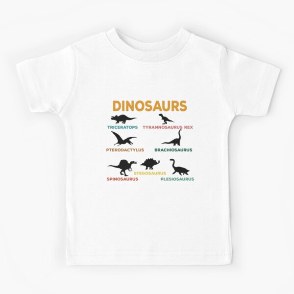 Dinosaur Species T-Rex Triceratops Dino Species Kids | Poster