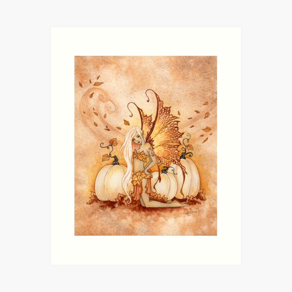 Item preview, White Pumpkins designed and sold by AmyBrownArt.