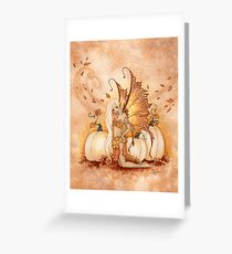 White Pumpkins Greeting Card