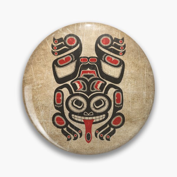 Item preview, Red and Black Haida Spirit Tree Frog designed and sold by JeffBartels.
