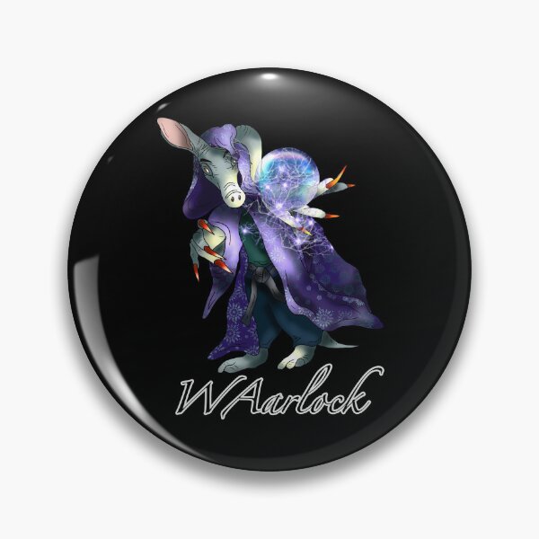 Item preview, Dnd warlock Aardvark designed and sold by CuisineCat.