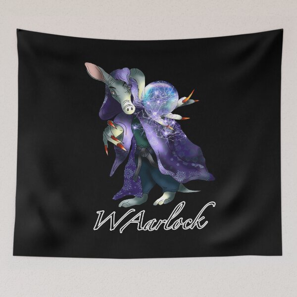 Item preview, Dnd warlock Aardvark designed and sold by CuisineCat.
