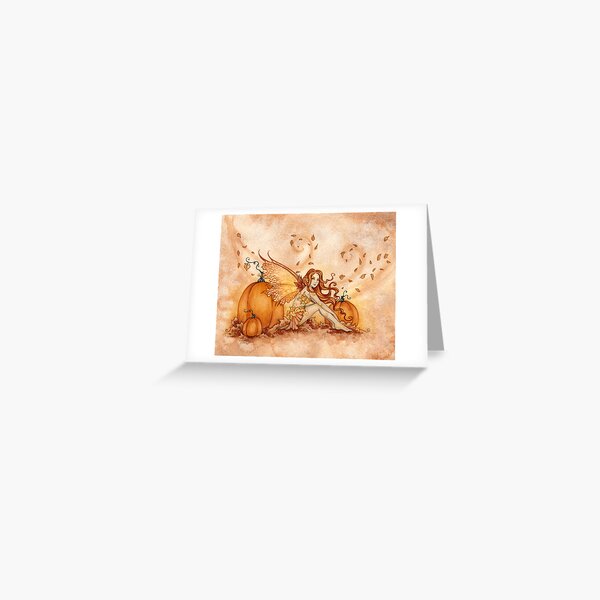 Autumn Fae Greeting Card