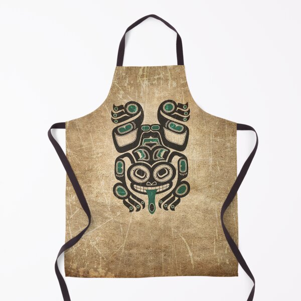 Item preview, Teal Blue and Black Haida Spirit Tree Frog designed and sold by JeffBartels.