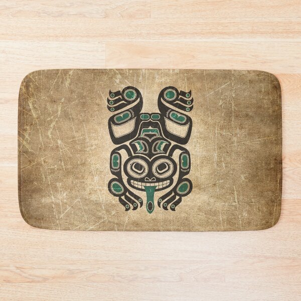 Item preview, Teal Blue and Black Haida Spirit Tree Frog designed and sold by JeffBartels.
