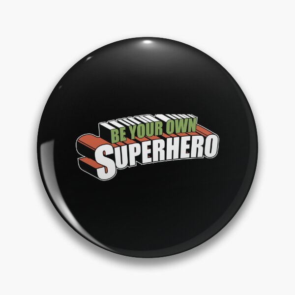Item preview, Be Your Own Superhero 3d Type Design In Comic Book Style Sticker designed and sold by lelaalicesr.