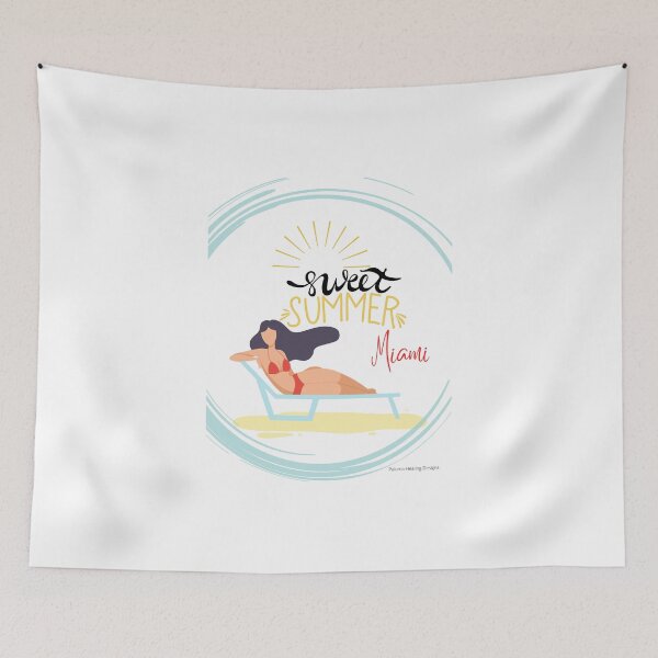 Item preview, Sweet Summer beach girl designed and sold by PalomaHealing24.