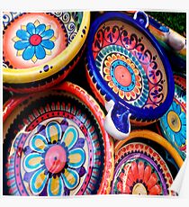 Mexican tableware Poster
