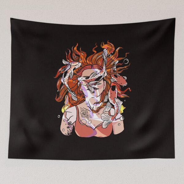 Item preview, Red Head Tattooed Inked Redhead Red Hair Ginger Irish designed and sold by TomGiantDesigns.