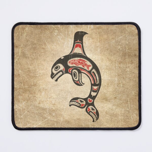 Item preview, Red and Black Haida Spirit Killer Whale designed and sold by jeff bartels.