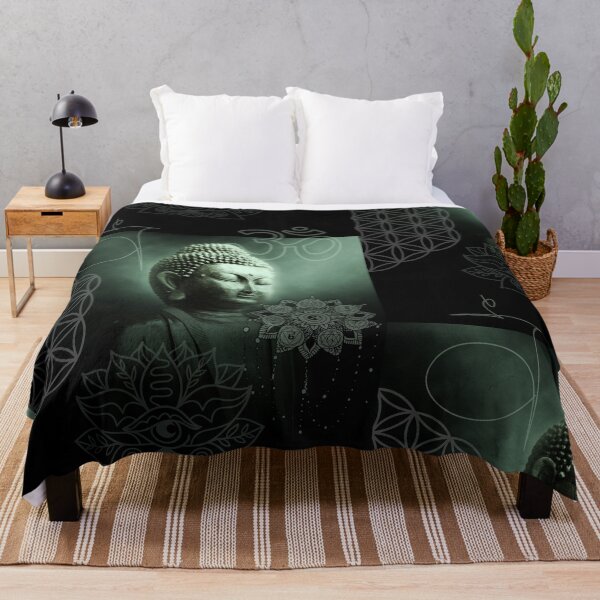 Item preview, Buddha Praying Meditation Symbols Digital Art Design designed and sold by EarthArtDesigns.