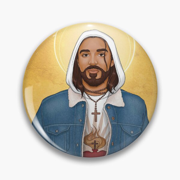 Vista previa del artículo con la obra «Jesús», diseñado y vendido por new-age-hipster.