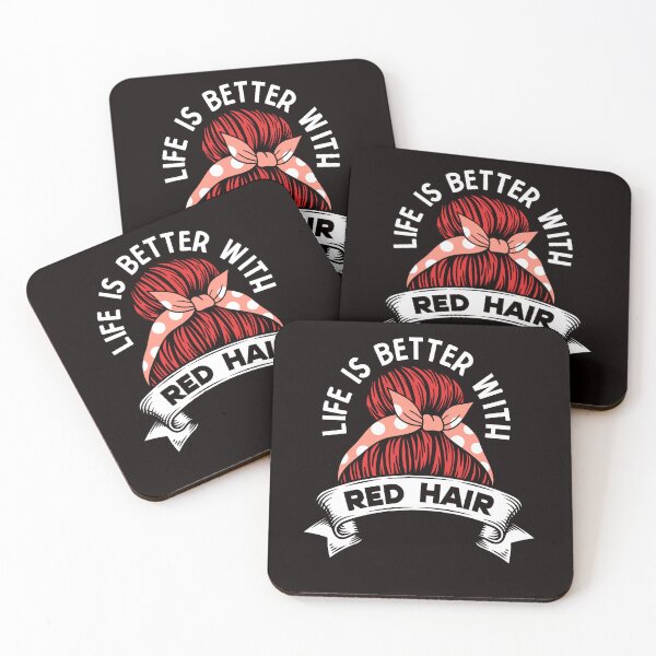 Item preview, Life Better With Red Head Ginger Girl Irish Red Haired designed and sold by TomGiantDesigns.
