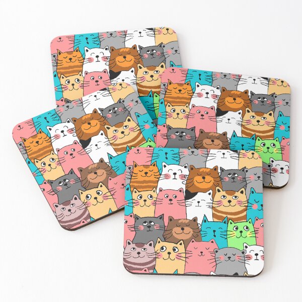 Item preview, Cute Cats designed and sold by Olga Vorontsova.