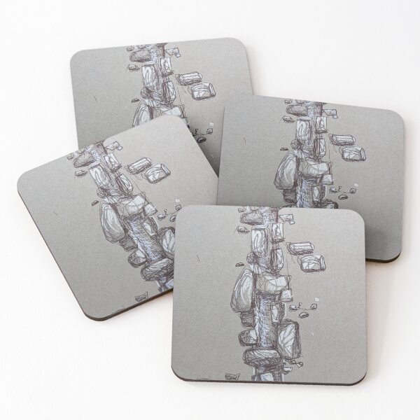 Item preview, Vertical abstract shapes designed and sold by arfff.