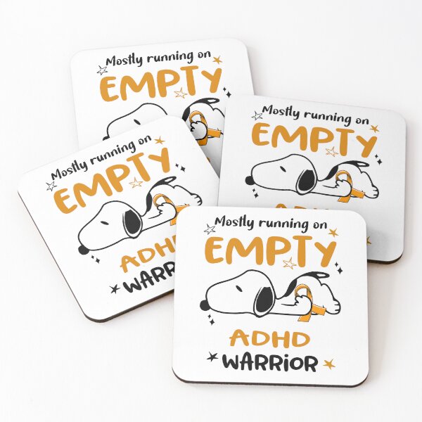 Item preview, Mostly Running on Empty ADHD Warrior designed and sold by Wlsnpeggy.