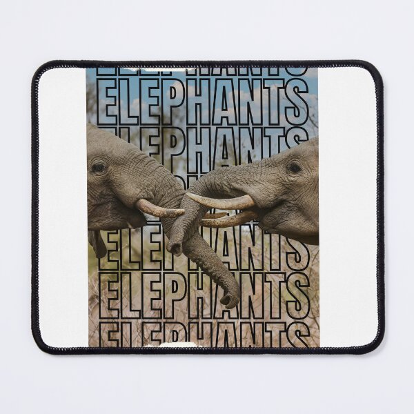 Item preview, Elephants Tussling designed and sold by NikitaSkyDesign.