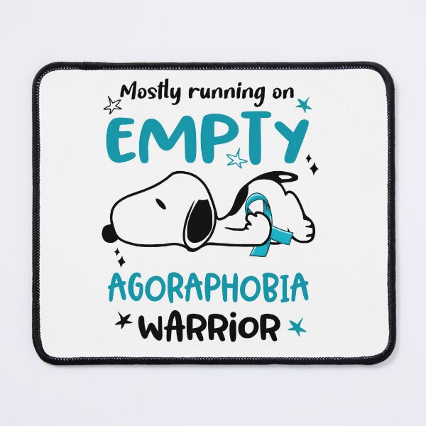 Item preview, Mostly Running on Empty Agoraphobia Warrior designed and sold by Wlsnpeggy.