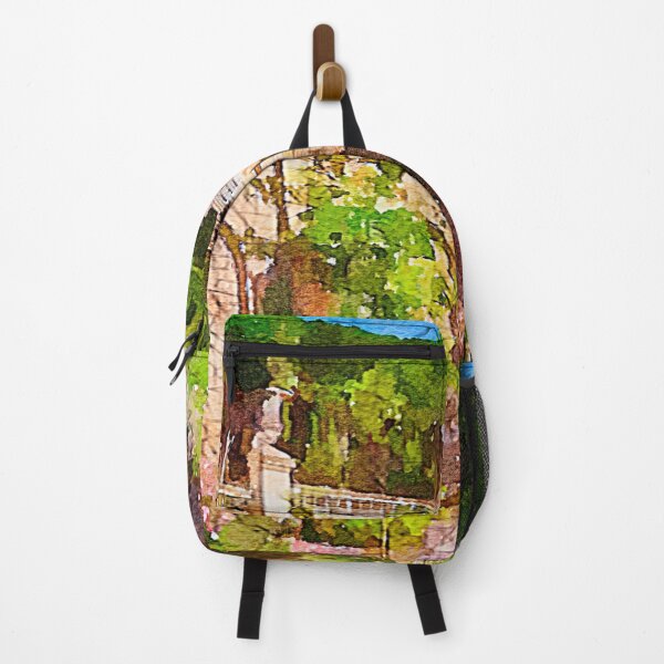 Item preview, Barcelona gardens and park, watercolor designed and sold by Travelways.