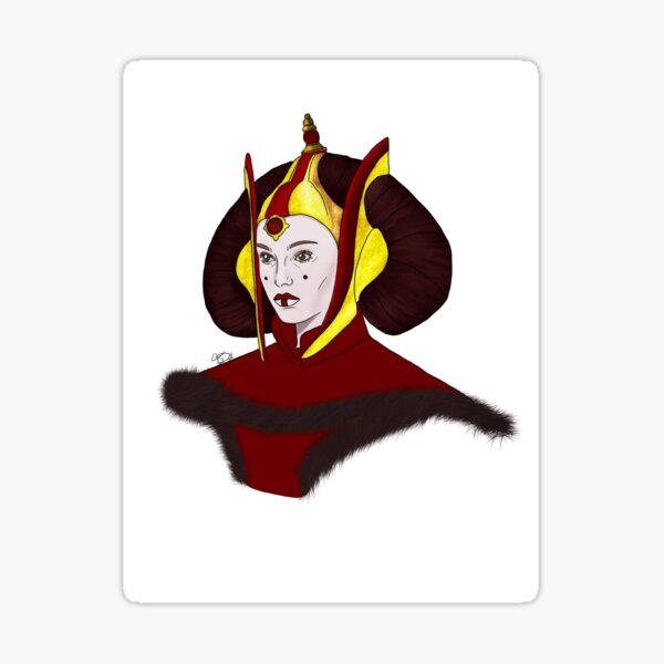 Vista previa del artículo con la obra «reina amidala», diseñado y vendido por Taradorough.