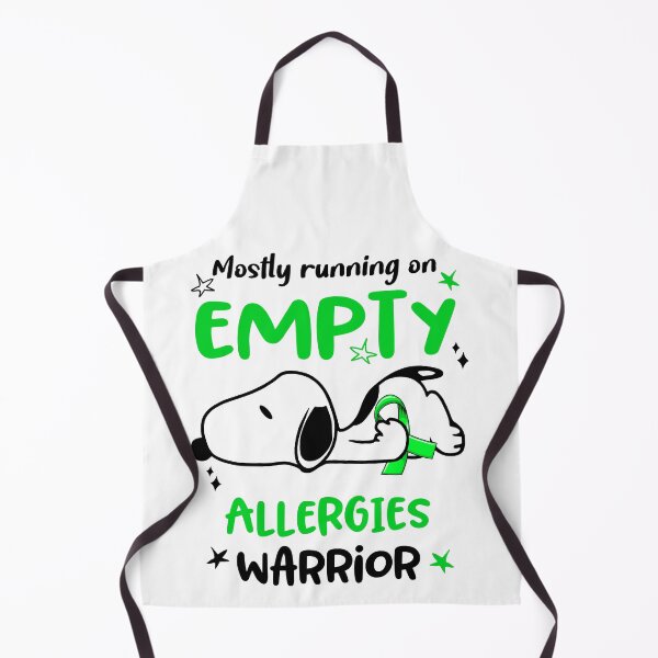 Item preview, Mostly Running on Empty Allergies Warrior designed and sold by Wlsnpeggy.