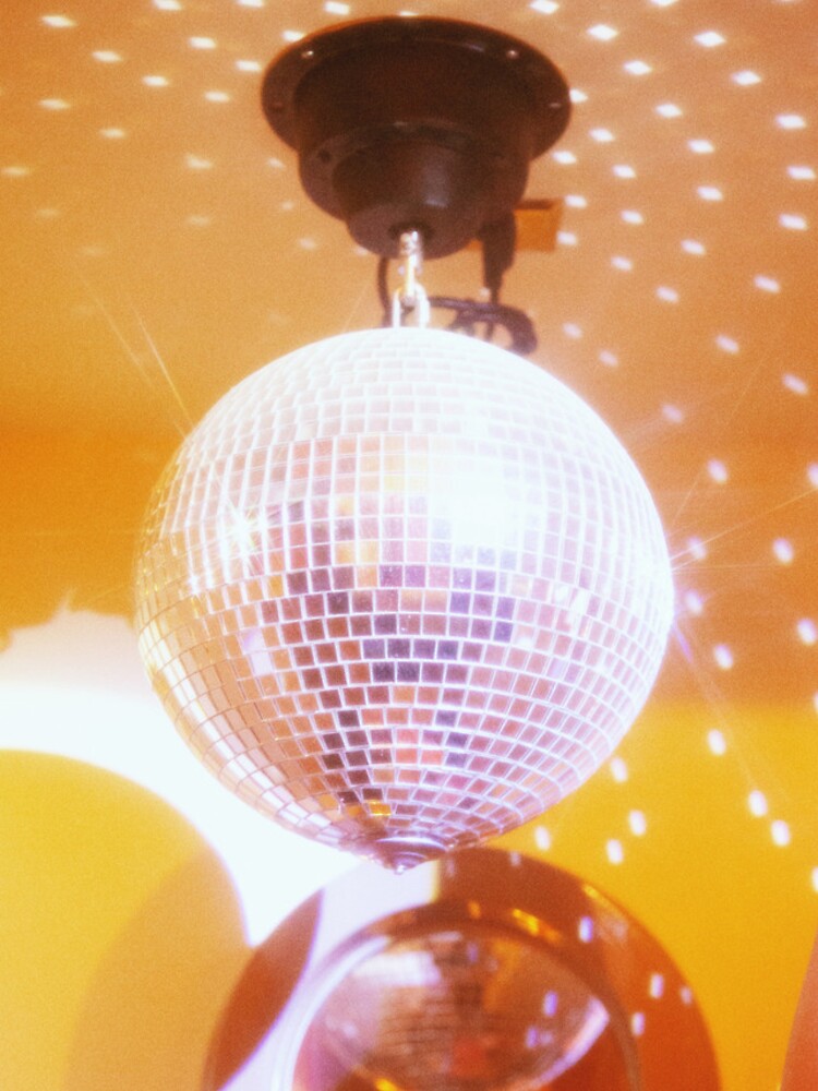 Pink Disco Ball Sticker by Sammy Hearn