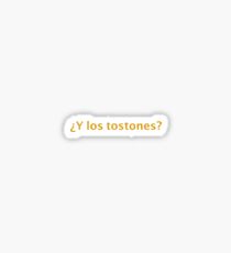 Pegatina ¿Y los tostones? para amantes de los plantios