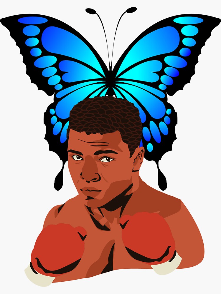 "Floating like a butterfly" Sticker for Sale by TravesTees Redbubble