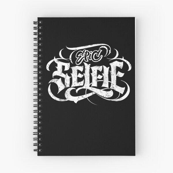 Item preview, Grunge Goth Tattoo Hand Lettering - Epic Selfie - Black - Be Bold! Calligraphy designed and sold by 26-Characters.