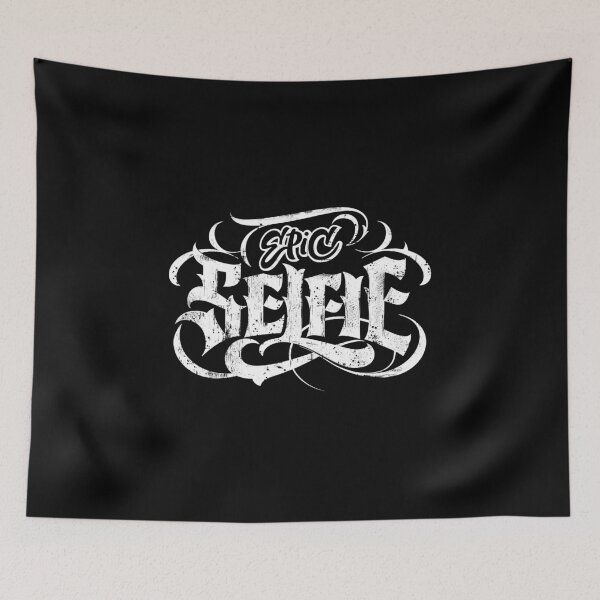 Item preview, Grunge Goth Tattoo Hand Lettering - Epic Selfie - Black - Be Bold! Calligraphy designed and sold by 26-Characters.