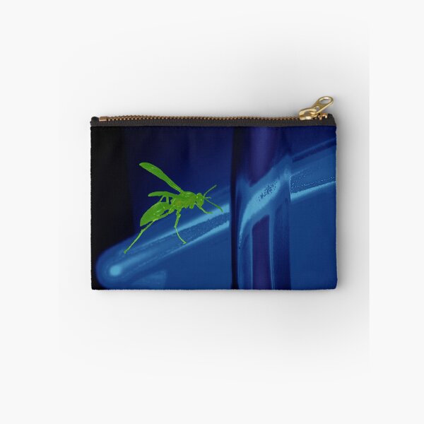 Item preview, Neon Blue Super Green Wasp designed and sold by ATJones.