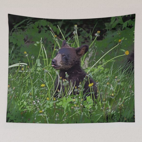 Item preview, Dandelion Munchies - Brown Bear Cub designed and sold by NaturePrints.