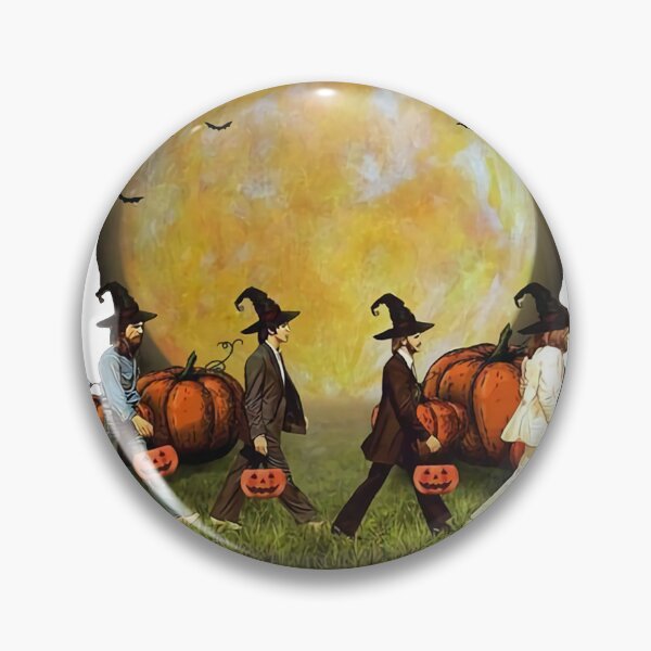 Item preview, The-Beatles-Abbey-Road-Moon-Pumpkins-Halloween-Shirt designed and sold by AltCarsten.
