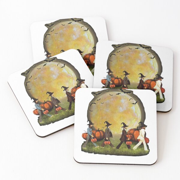 Item preview, The-Beatles-Abbey-Road-Moon-Pumpkins-Halloween-Shirt designed and sold by AltCarsten.
