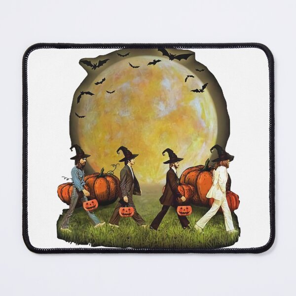 Item preview, The-Beatles-Abbey-Road-Moon-Pumpkins-Halloween-Shirt designed and sold by AltCarsten.