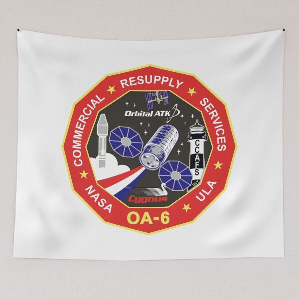 Item preview, Cygnus CRS OA-6 Logo designed and sold by Nikki SpaceStuffPlus.