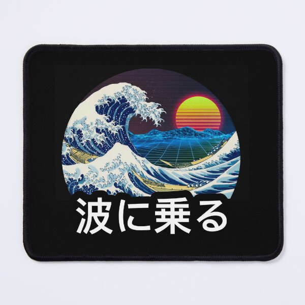 Item preview, Retro Wave Kanagawa designed and sold by Ana Stege.